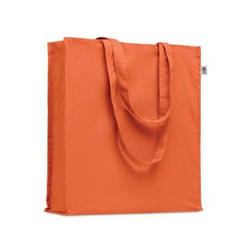BENTE COLOUR Organic cotton shopping bag Orange