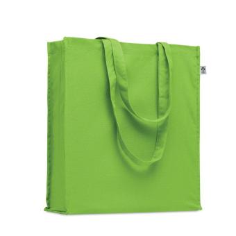 BENTE COLOUR Organic cotton shopping bag Lime