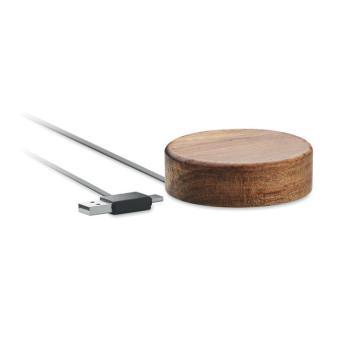 ACALESS Wireless charger in acacia 15W Timber