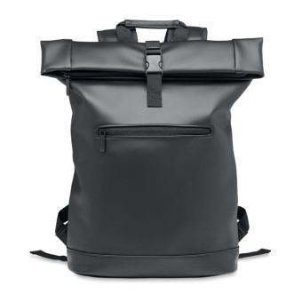 BAI ROLL 15" Rolltop-Rucksack PU Schwarz