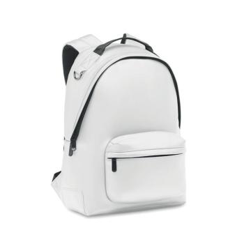 BAI BACKPACK Laptop 15" soft PU backpack White