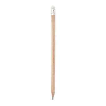 STOMP SHARP Natural pencil with eraser Timber