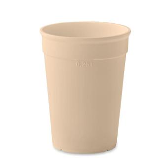 AWAYCUP PP-Becher 250 ml Beige