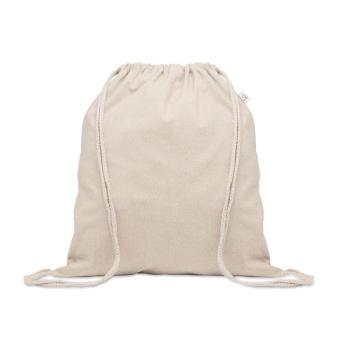 CABETRI Beutel mit Kordelzug recycelt Beige