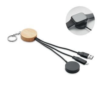BULE Key ring with 4 in 1 60W cable 