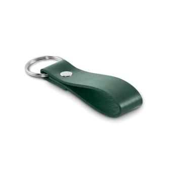STROKEY PU loop key ring Dark green