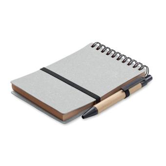 NOTIE Recyceltes Notizbuch-Set Grau
