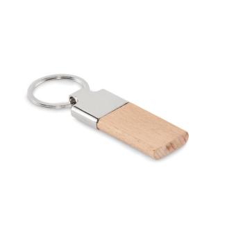 LLAVING Key ring with rubber wood Timber