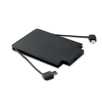 SLIMPO Magnetic power bank 2500 mAh Black