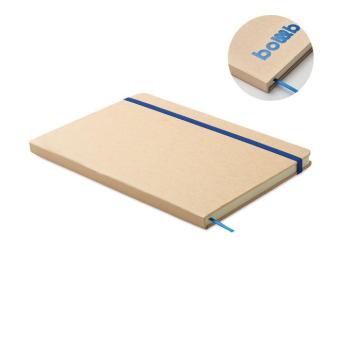 ROUTE DIN A5 Notizbuch für Gravur Blau