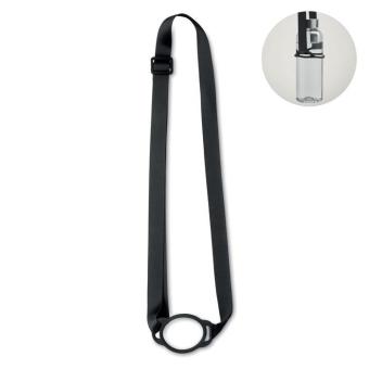 LANCUP Lanyard mit Getränkehalter Schwarz