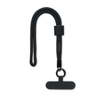 NONETTE WRIST RPET phone wrist cord Black