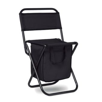 SIT & DRINK Foldable 600D chair/cooler Black