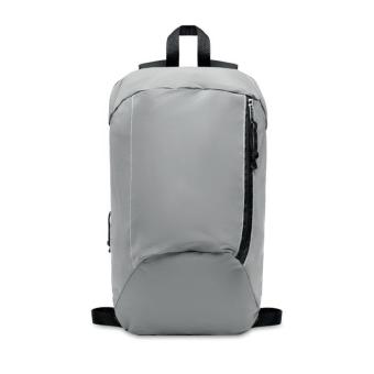 VISIBACK Reflektierender Rucksack 600D Silber matt