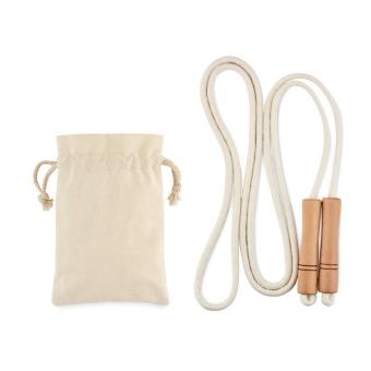 JUMP Cotton skipping rope Fawn