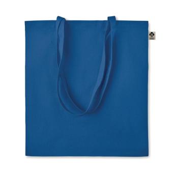 ZIMDE COLOUR Organic cotton shopping bag Bright royal