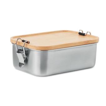 SONABOX Lunchbox Edelstahl Holz