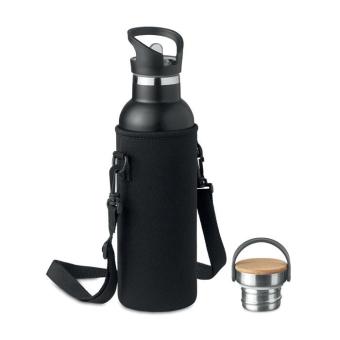TIKSI Isolierflasche 700ml Schwarz