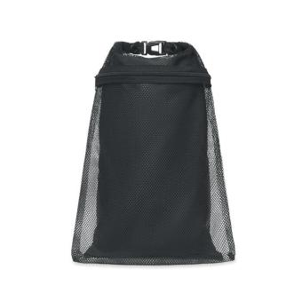 SCUBA MESH Waterproof bag 6L with strap Black