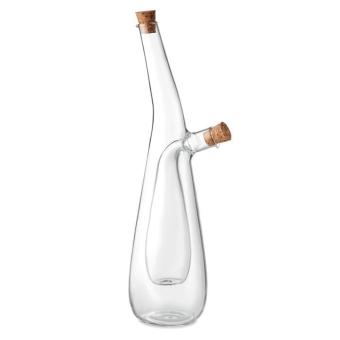 BARRETIN Glass oil and vinegar bottle Transparent