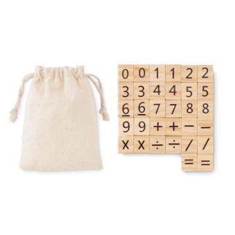 EDUCOUNT Wood educational counting game Fawn