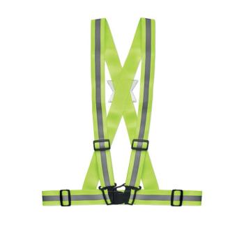 ALLVISIBLE Reflective body belt Neon green