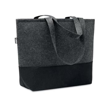 DUO INDICO RPET felt shopping bag Stone