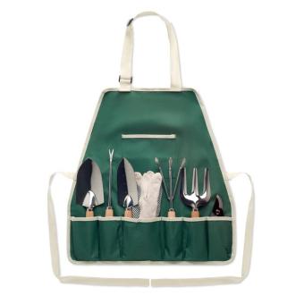 GREENHANDS Garden tools in apron Green