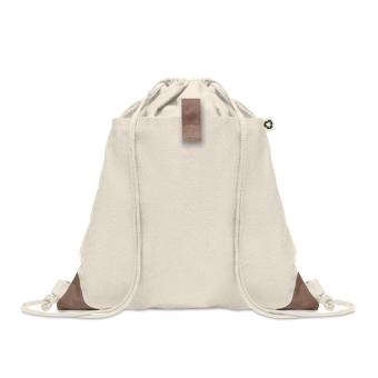PANDA BAG Recycled cotton drawstring bag Fawn