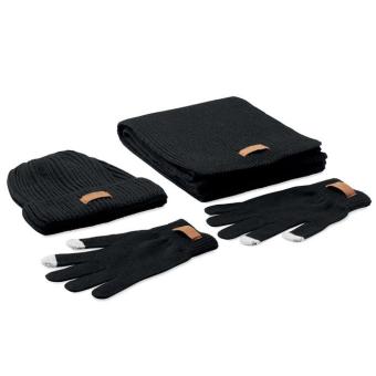 DENALI Set of 3 RPET winter pieces Black