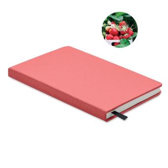 GROW A5 recycled page notebook Red