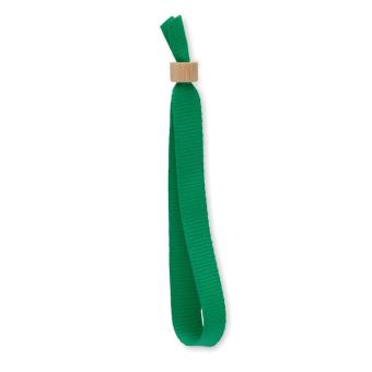 FIESTA RPET polyester wristband Green