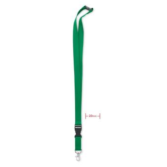 LANNYCOT Lanyard cotton 20mm Green