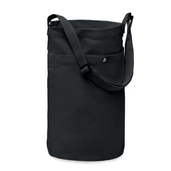 BIMBA COLOUR Canvas shopping bag 270 gr/m² Black