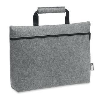 TAPLA Laptop Tasche RPET-Filz Grau