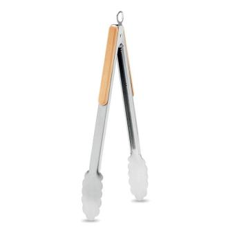 INIQ Stainless Steel Tongs Timber