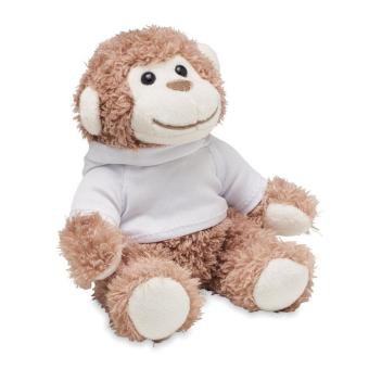 LENNY Teddy monkey plush White