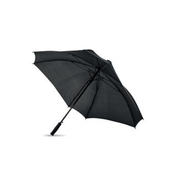 COLUMBUS 27" Regenschirm, quadratisch Schwarz