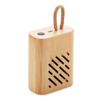 REY 3W Bamboo wireless speaker Timber