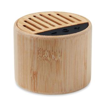 ROUND LUX Round bamboo wireless speaker Timber