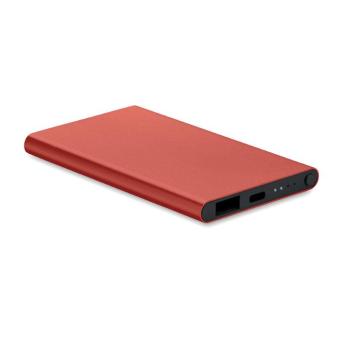 POWERFLAT C 4000 mAh Power Bank Type C Burgundy