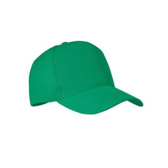 SENGA RPET 5 panel baseball cap Green