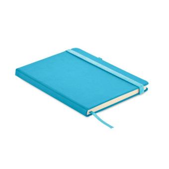 ARPU Recycled Leather A5 notebook Turqoise