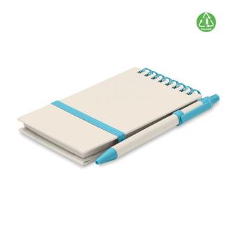 MITO SET A6 milk carton notebook set Turqoise