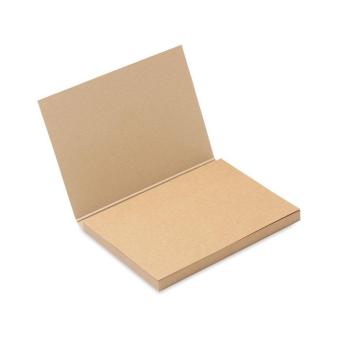 MOUI Recycled paper memo block Fawn