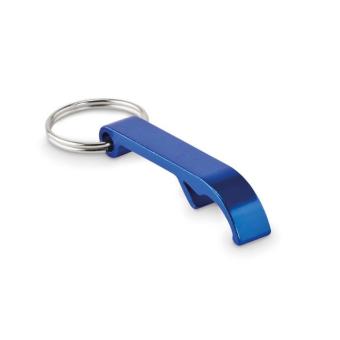 OVIKEY Recycled aluminium key ring Aztec blue