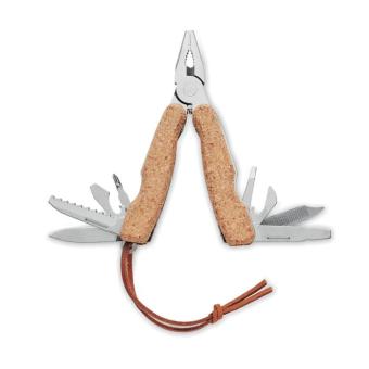 PLIERKORK Multi tool pocket knife cork Fawn