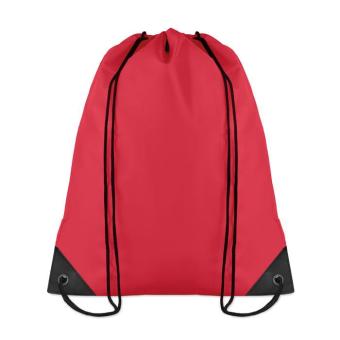 SHOOP 190T Polyester drawstring bag Red