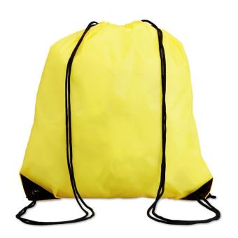 SHOOP 190T Polyester drawstring bag Yellow