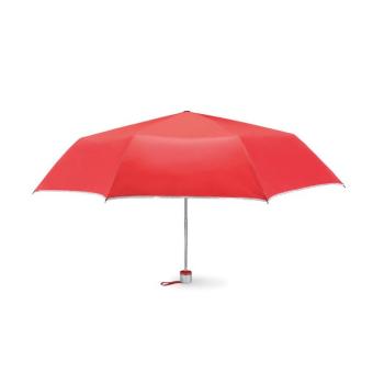 CARDIF Faltbarer Regenschirm Rot